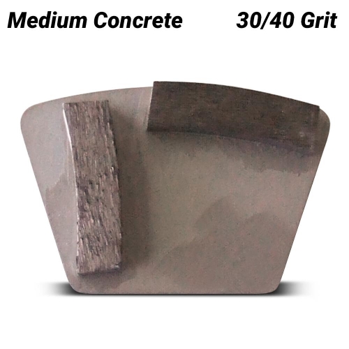 Flextool 30/40 Grit Quick-Fit Medium Concrete Grinding Shoe FT124648-UNIT