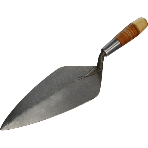 W.Rose RO316-12 12" Narrow London Brick Trowel With Leather Handle