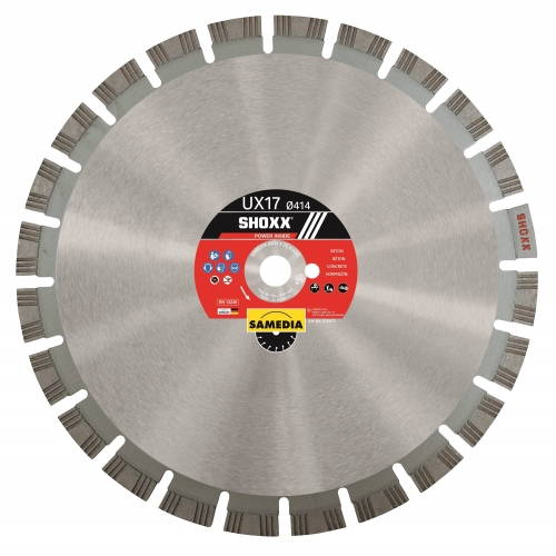 Samedia SHOXX UX17 Professional Diamond Concrete Blade 16” 414mm