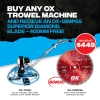 OX 36″ Trowel Machine Honda 5.5hp GX160 Motor OX-TM36