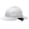 Maxisafe Broad Brim Ratchet-Harness White Hat HVB570-W