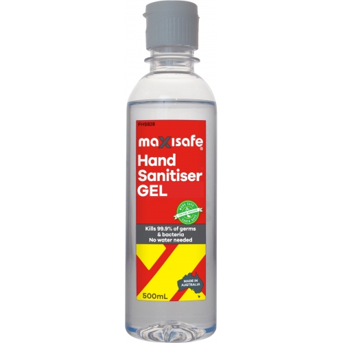 Maxisafe 500ml Gel Hand Sanitiser FHS828