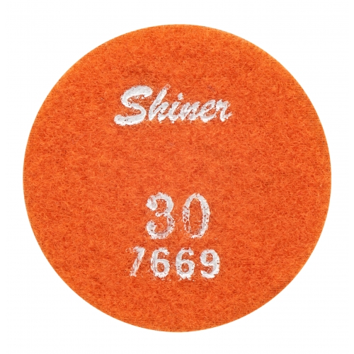 Thor Tools 3” (76mm), 10mm Shiner 30 Grit Polishing Resin Pads RSP7630A