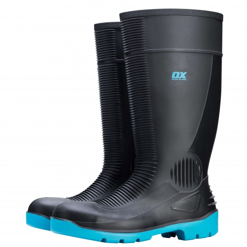 OX Steel Toe Safety Gumboots, Size 13