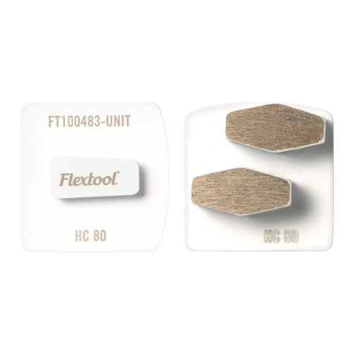 Flextool 80 Grit BladeTec Easy Lock White Grinding Shoes - FT100483-UNIT