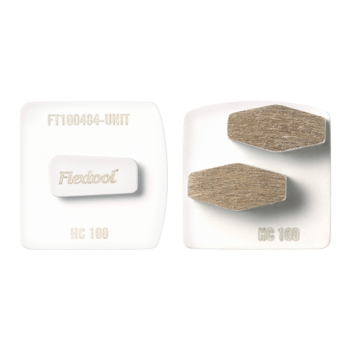 Flextool 100 Grit BladeTec Easy Lock White Grinding Shoes - FT100484-UNIT