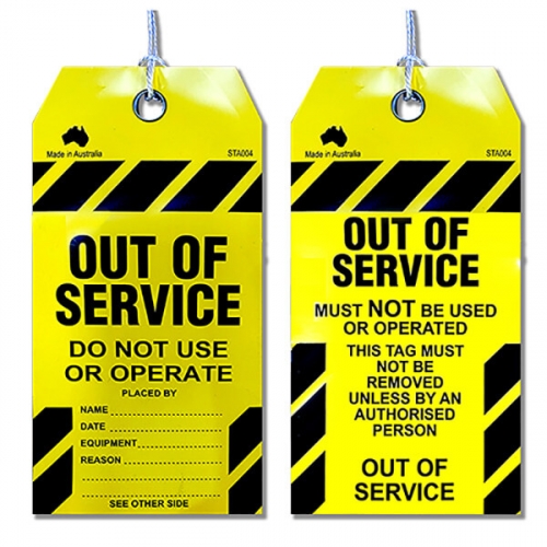 Maxisafe Safety Tag ‘Out Of Service’ - SDT50